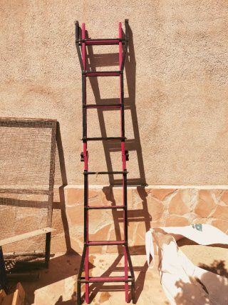 Escalera multiposición hierro