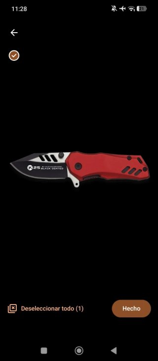 Navaj K25 Black Coated Roja