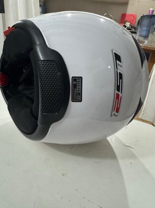 Casco Moto Modular Talla S Blanco