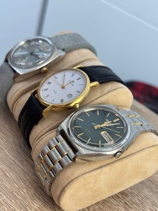 Pack de 3 relojes.  Seiko-Jughans-Citizen