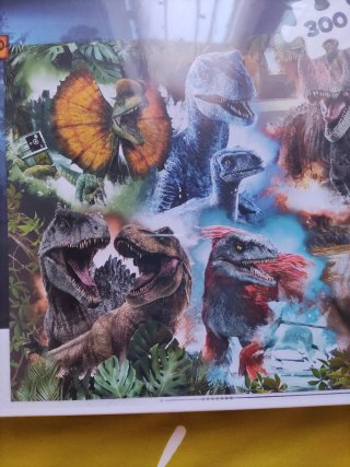 2 Puzzles Harry Potter y Jurassic World 300 piezas