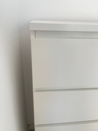 Cajonera MALM 6 cajones blanca