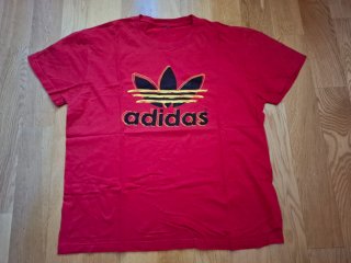 Camiseta Adidas Roja Logo Trefoil