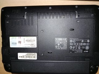 Acer Aspire One Intel Atom 1GB RAM N450, Win10, 64bt