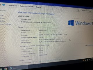 Acer Aspire One Intel Atom 1GB RAM N450, Win10, 64bt