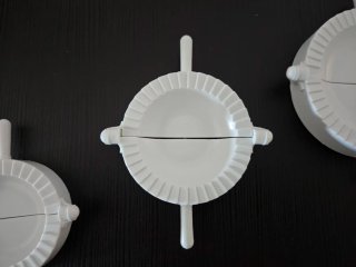 Set 3 Moldes Empanadillas Plástico