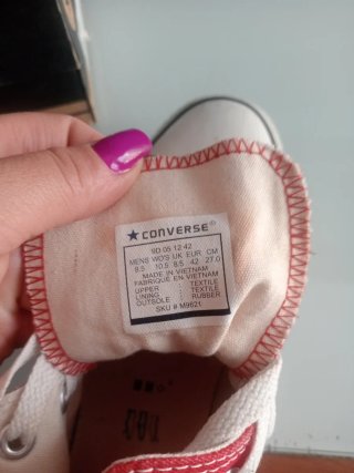 Zapatillas Converse Rojas Talla Alta