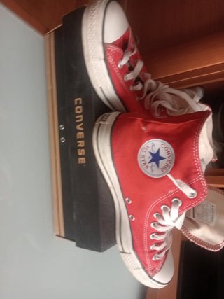 Zapatillas Converse Rojas Talla Alta