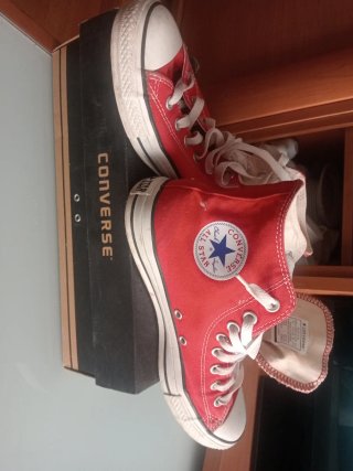 Zapatillas Converse Rojas Talla Alta