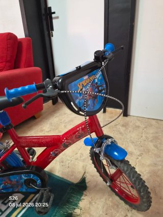 14PULGADAS Bicicleta Infantil Spiderman