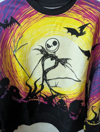 Sudadera Pesadilla Antes de Navidad Jack Skellingt