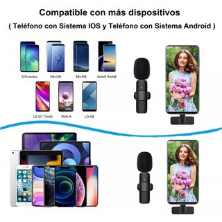 Microfono Lavalier Wireless (2 Unità)