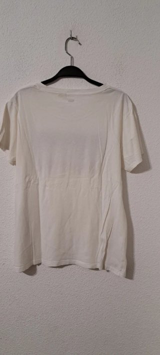 Camiseta Levi's Blanca Logo Rayas