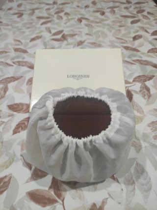 Caja Longines maron lacado brillante