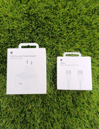Cargador Apple 40W y Cable USB-C 60W