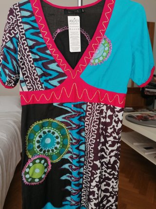 Vestido Desigual Algodón Talla M