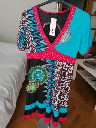 Vestido Desigual Algodón Talla M