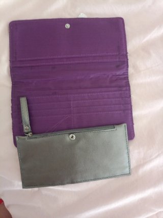 Cartera Naf Naf plateada