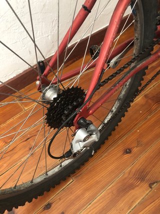 Bicicleta 520 Rockrider Decathlon Roja