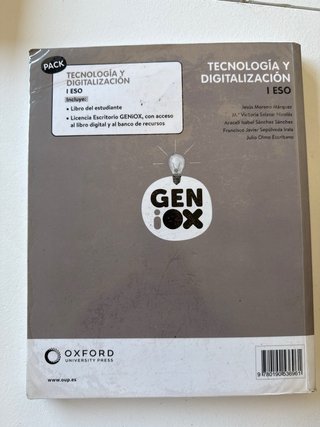 Tecnología y Digitalización I ESO. Libro del es...