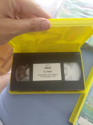 Lote 5 VHS Heidi (Español)