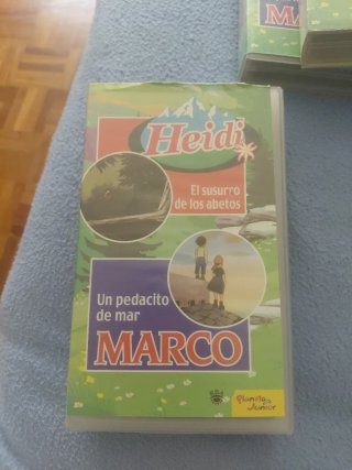 Lote 5 VHS Heidi (Español)