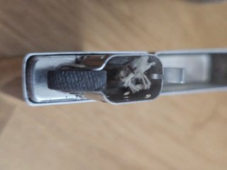 Zippo Slim Cromato 1983 Fleur-de-lis