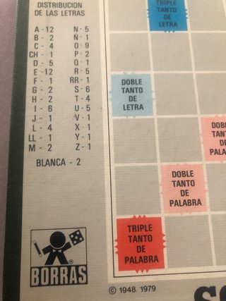 Juego de palabras cruzadas SCRABBLE