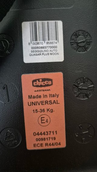 Alzador Chicco coche 15-36 kg