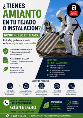 Retirada de asbesto