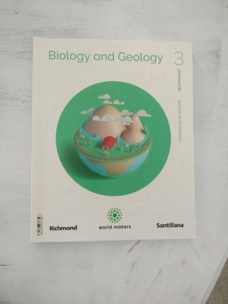 Libro de biología y geología de tercero de la eso