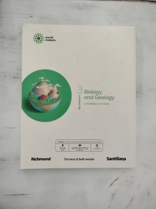 Libro de biología y geología de tercero de la eso
