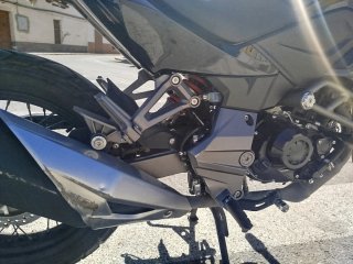 Motor Hispania Tray 125 Negra y Dorada