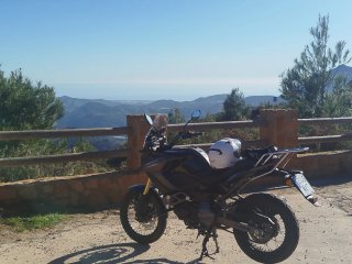 Motor Hispania Tray 125 Negra y Dorada