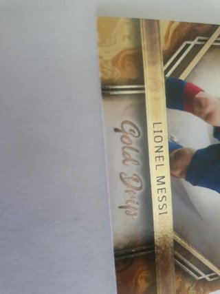 Lionel Messi Gold Drip Topps