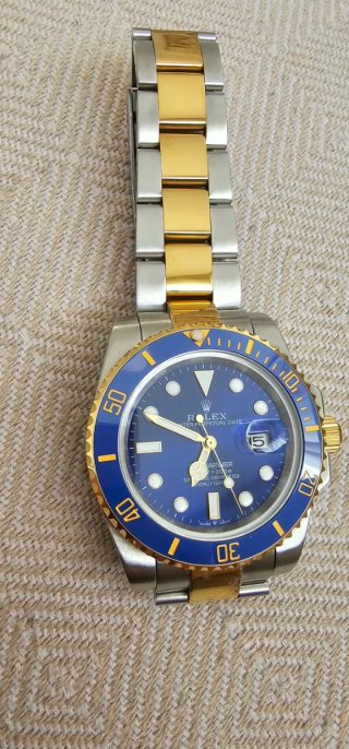Submariner AAAA Azul/Dorado