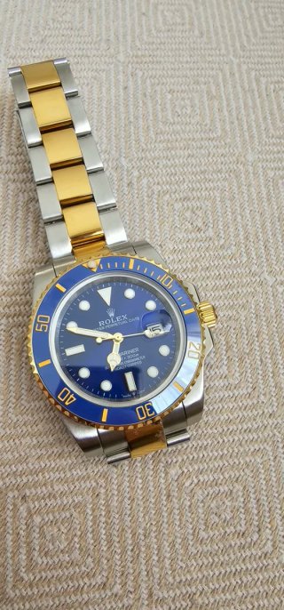 Submariner AAAA Azul/Dorado