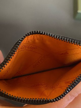 Tarjetero Longchamp estampado camuflaje