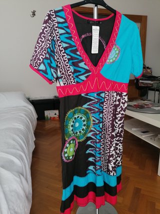 Vestido Desigual Algodón Talla M