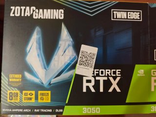 Tarjeta Gráfica RTX 3050 8GB Zotac Twin Edge