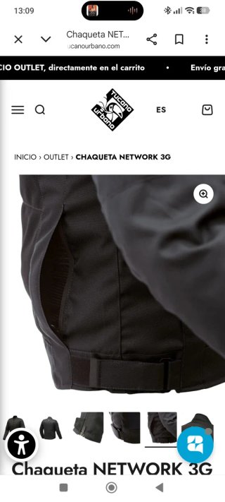 Chaqueta de moto primavera Verano Hombre Talla 54