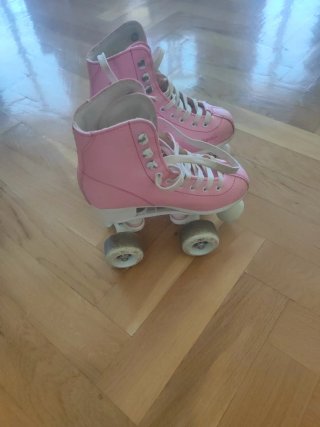 Patines 4 Ruedas Rosas Decathlon