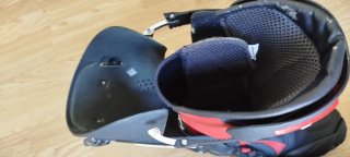 Botas de moto Sidi negras y rojas