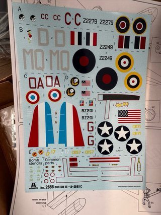 Italeri 1/48 Boston III / A-20 B/C Havoc + Extras