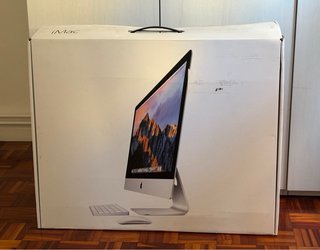 iMac 27” + Caja, Teclado y Trackpad
