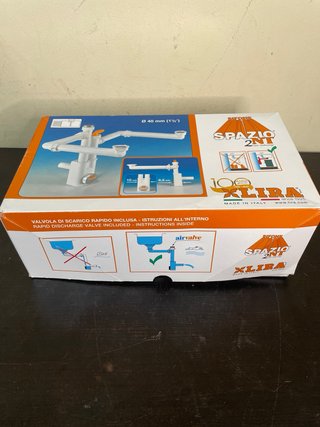 Sifone LIRA 2 NT Space per lavelli da cucina