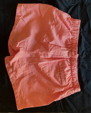 Bañador hombre Talla XL Rayas Rojas