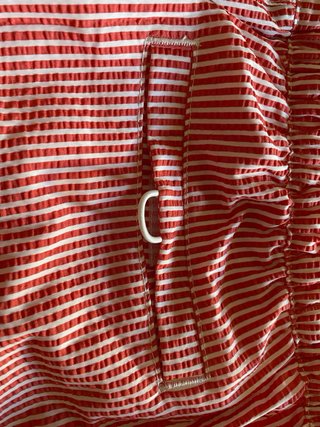 Bañador hombre Talla XL Rayas Rojas