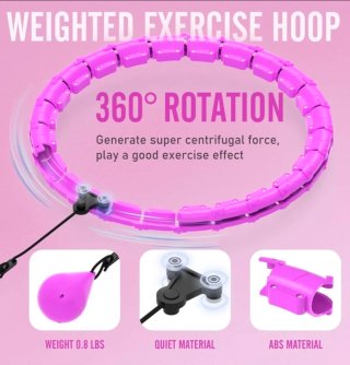 Aro Hula Hoop Fitness con Bola