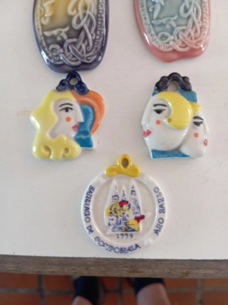 Lote Porcelana GALOS,2 Oros opos,C2. Runas,2Orosco